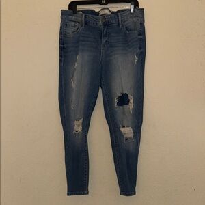 Torrid Women's Distressed Blue Jeans